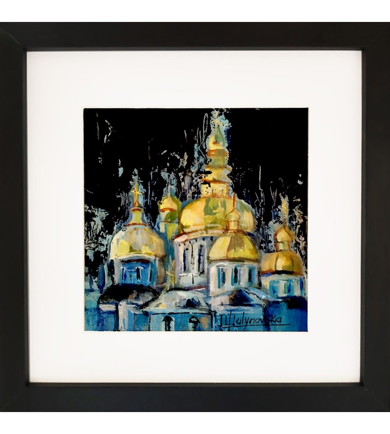 F11306 Golden Glows Under the Night Sky