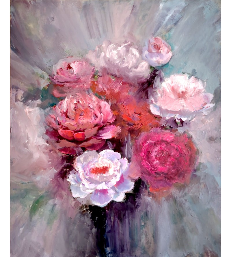 3329 Symphonie de roses et pivoines