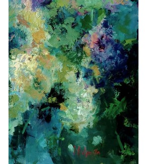 Painting by Iryna Malynovska 2026 – Dawn Breaking 73 x 92 cm