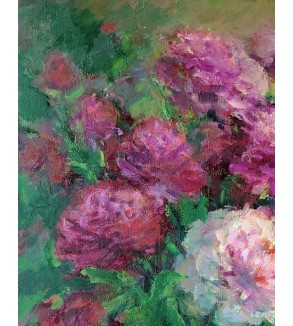 6027 Peonies and Rosé iryna malynovska