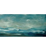 Emerald Horizon, original painting by Iryna Malynovska.