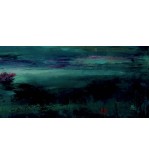 Emerald Horizon, original painting by Iryna Malynovska.