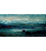 Emerald Horizon, original painting by Iryna Malynovska.