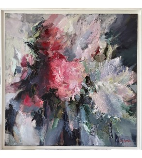 Botanical Splash in Pink malynovska