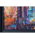 6128 New York, Nuit Incandescente — Iryna Malynovska, 2026, 70 × 50 cm