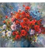 3363 Brilliant floral harmony
