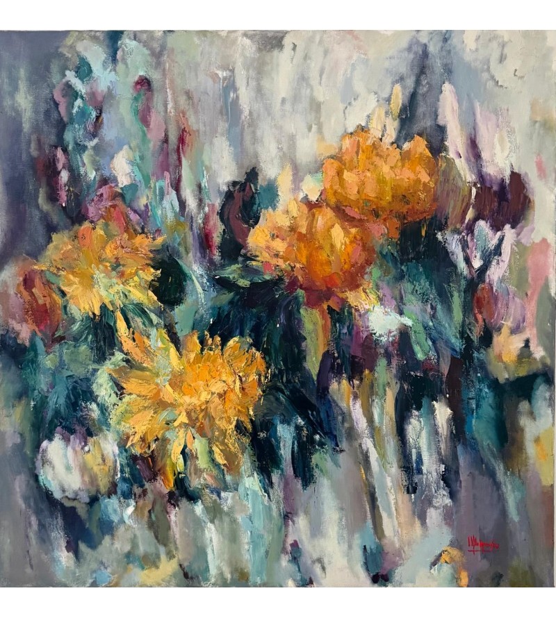 6023 Vivacité floral en abstraction