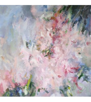 7004 Fleurs roses abstraites — Iryna Malynovska