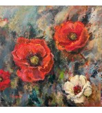 7013 Red and White Poppies — Iryna Malynovska