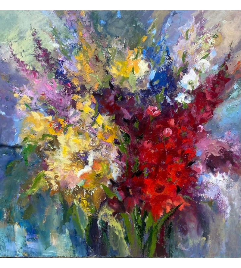 7036 Bouquet de fleurs colorées — Iryna Malynovska