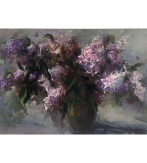 7054 Violet Lilac Bouquet — Iryna Malynovska