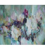 7067 White Flowers on Green — Iryna Malynovska